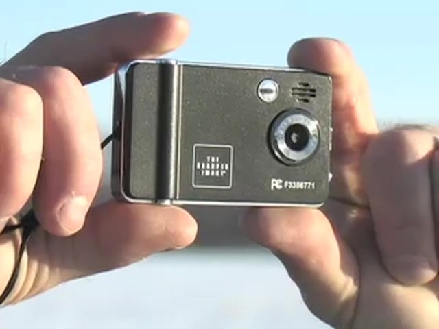 The Sharper Image&reg; Digital Camera / Camcorder - image 3 from the video